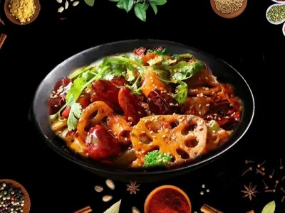 大廚四寶麻辣香鍋醬料應用菜品之麻辣香鍋